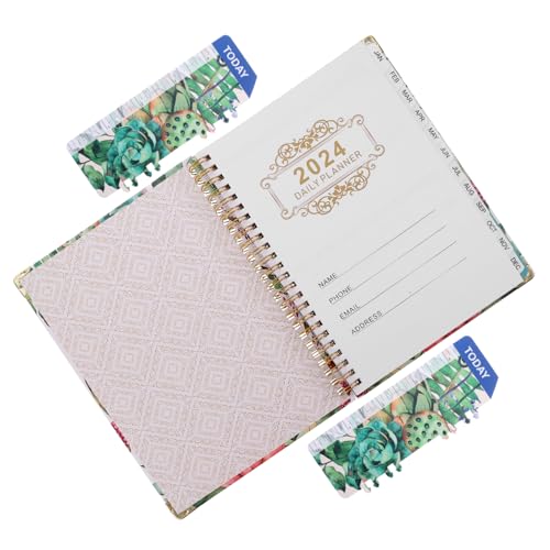 Housoutil Notizbuch undatierter Wochenplaner monatliche Agenda wöchentlich regiert Tagesplaner Notizblock Studienplanblock Lehrerplanbuch Wochenplan-Pad Schulplaner Papier von Housoutil