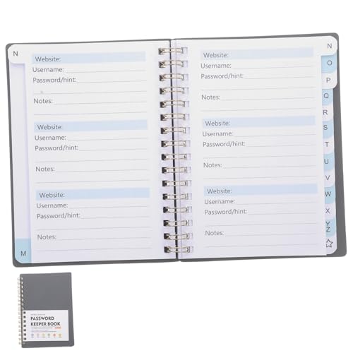 Housoutil Passwortbuch Internet Adress Notizbuch Alphabetische Größe Passwort Notizblock Gesperrtes Notizbuch Organizer Passwort Notizbuch Mit Registerkarten Senioren Erwachsene Housoutil Passwortbuch Internet Adress Notizbuch Alphabetische Größe Passwort Notizblock Gesperrtes Notizbuch Organizer Passwort Notizbuch Mit Registerkarten Senioren Erwachsene von Housoutil