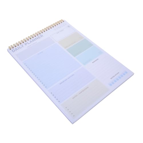 Housoutil Planungsnotizblock Planer Aufgabenheft Liste Die Gewohnheitsverfolger Zu notizbuch Täglicher Zeitplan Notizblock Tagesorganisator Täglicher Aufgabennotizblock Tagesablauf Papier von Housoutil
