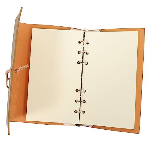Housoutil Taschenuhrbuch büroartikel bürobedarf schreibwaren set organizer office supplies täglich Zeitplan-Notizblock Memo -Notepad Studienplaner 2023 Notizbuch Zeitplaner Kunstleder Khaki von Housoutil