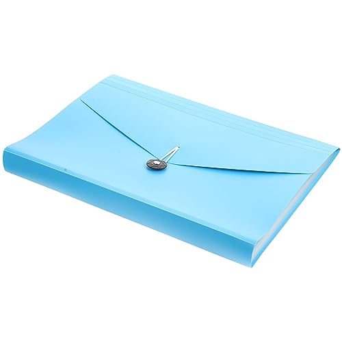 Housoutil Test Papier Clip Orgel Tasche Ordner-organizer Dokumentieren Taschenordner Dateiorganisator Rechnung Büro Abteil Organisatoren Datei Taschenorganisator Dateitasche Pp Sky-blue von Housoutil