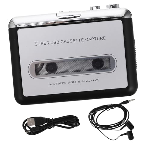 Housoutil USB Kassetten Zu Mp3 Konverter Mp3 Player Kassettenkonverter Zu Mp3 Kassetten Zu Mp3 Konverter USB Kassettenkonverter Silber Housoutil USB Kassetten Zu Mp3 Konverter Mp3 Player Kassettenkonverter Zu Mp3 Kassetten Zu Mp3 Konverter USB Kassettenkonverter Silber von Housoutil