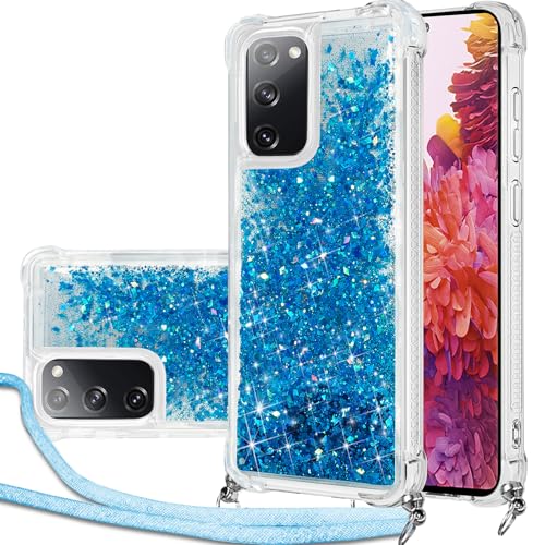 Hovisi Handykette Hülle für Samsung Galaxy S20 FE mit Band, Glitzer Treibsand Handyhülle mit Band, Schutzhülle mit Kordel zum Umhängen, Necklace Case für Samsung Galaxy S20 FE Hülle Quicksand Glitzer Hovisi Handykette Hülle für Samsung Galaxy S20 FE mit Band, Glitzer Treibsand Handyhülle mit Band, Schutzhülle mit Kordel zum Umhängen, Necklace Case für Samsung Galaxy S20 FE Hülle Quicksand Glitzer von Hovisi