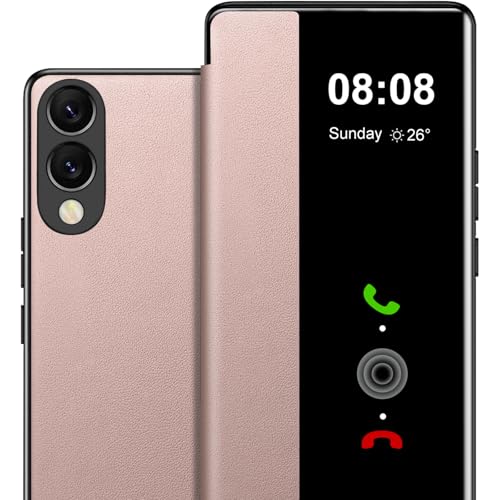 Schutzhülle für Samsung Galaxy S25 Edge, Klapphülle, Leder, S-View, für Samsung S25 Edge Handyhülle Smart Window Hard Flip, Stoßfeste Schutzhülle Galaxy S25 Edge 5G Case Clear View Schutzhülle für Samsung Galaxy S25 Edge, Klapphülle, Leder, S-View, für Samsung S25 Edge Handyhülle Smart Window Hard Flip, Stoßfeste Schutzhülle Galaxy S25 Edge 5G Case Clear View von Hovisi