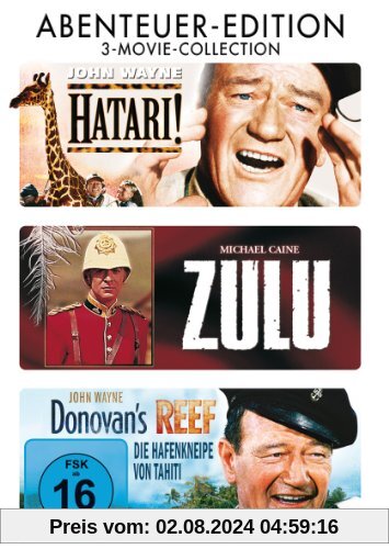 Hatari / Zulu / Hafenkneipe von Tahiti [3 DVDs] von Howard Hawks