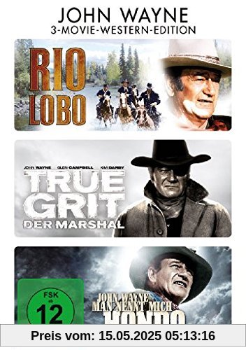 Rio Lobo / True Grit - Der Marshal / Man nennt mich Hondo [3 DVDs] von Howard Hawks