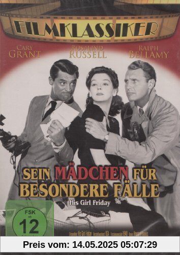 Sein Mädchen für besondere Fälle (His Girl Friday - 1940) [DVD] von Howard Hawks