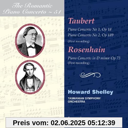 Taubert / Rosenhain: Das romantische Klavierkonzert Vol.51 Taubert / Rosenhain: Das romantische Klavierkonzert Vol.51 von Howard Shelley