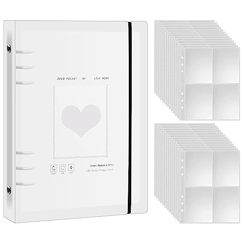 Hoxfly Kpop Photocard Binder, 3 Zoll A5 Fotokartenalbum, 200 Pockets, Wasserfest, Staubfest, Weiß Hoxfly Kpop Photocard Binder, 3 Zoll A5 Fotokartenalbum, 200 Pockets, Wasserfest, Staubfest, Weiß von Hoxfly