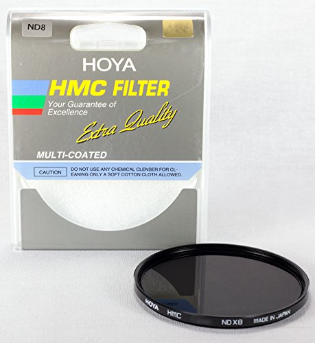 82mm 8X (0.9) mehrfachbeschichteter neutraler Glas-Filter von Hoya, ND8H82, Schwarz/Grau von Hoya
