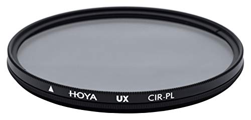 Hoya Circular UX Pol Filter 58 mm, Polarisationsfilter zur Farbkräftigung und Reduzierung von Lichtreflexen & Spiegelungen, Aluminiumfassung, Qualitätsglas, wasserabweisend von Hoya