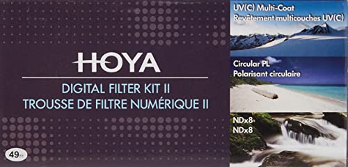 Hoya Digital Filter Kit (49mm, inkl Cirkular Polfilter/ND-Filter (NDx8)/HMC-C, UV-Filter) von Hoya