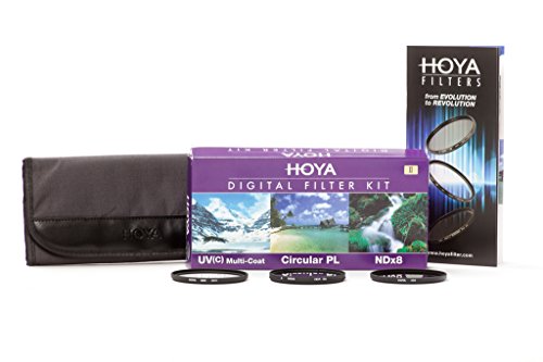 Hoya Digital Filter Kit II 82mm Pol-Cirkular/NDX8/HMC UV schwarz von Hoya