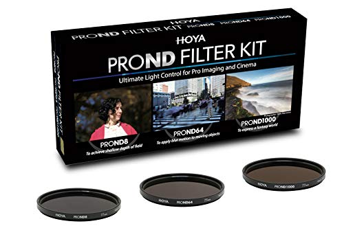 Hoya PRO ND KIT (8/64/1000) 52mm, Praktisches Set mit 3 verschiedenen Hoya PRP ND Filter zur Lichtreduzierung, Graufilter, ND Filter, Langzeitbeleuchtung, Hochwertig von Hoya