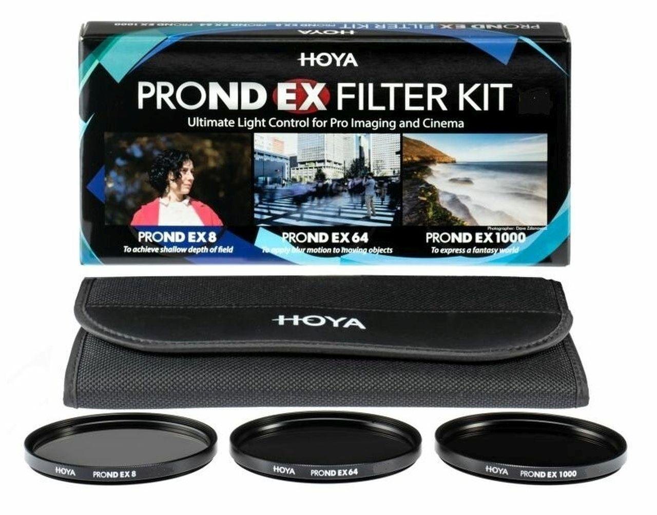 Hoya PROND EX ND Filter Set 8/64/1000 62mm Objektivzubehör von Hoya