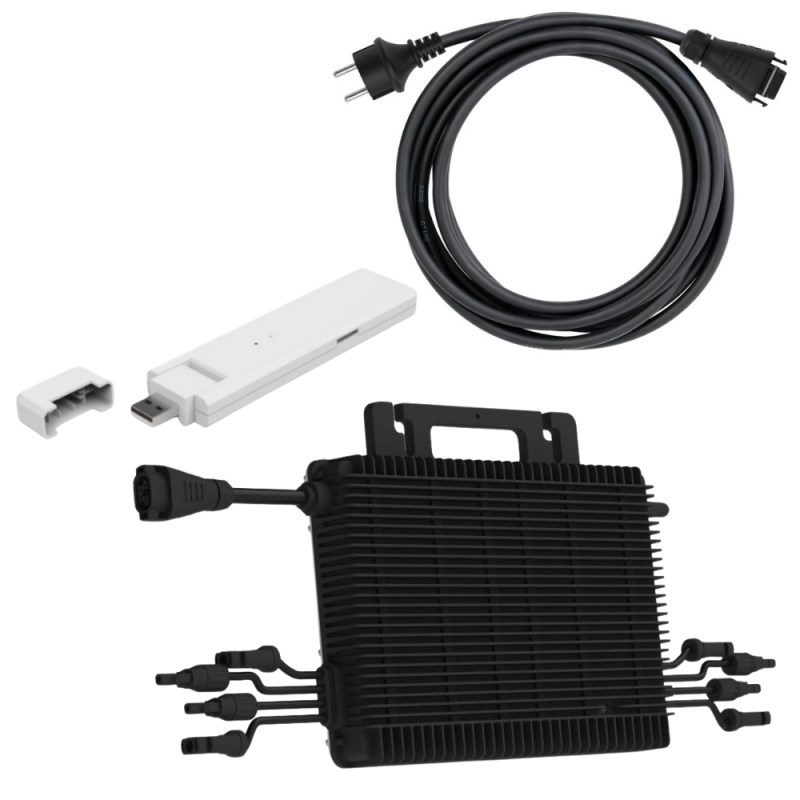 Hoymiles HMS-1600-4T Mikrowechselrichter + Anschlusskabel 15m + Wlan-Stick-S 0% MwSt nach §12 Abs. 3 UstG Hoymiles HMS-1600-4T Mikrowechselrichter + Anschlusskabel 15m + Wlan-Stick-S 0% MwSt nach §12 Abs. 3 UstG von Hoymiles