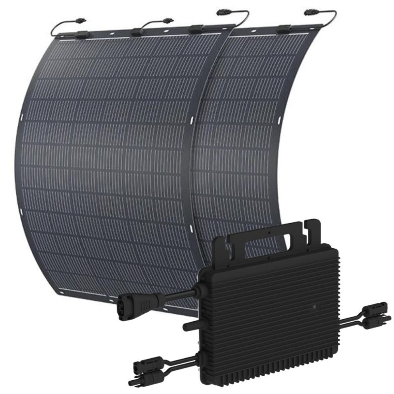 Hoymiles Mikrowechselrichter HMS-800W-2T + 2x 210W Solarpanel von Hoymiles