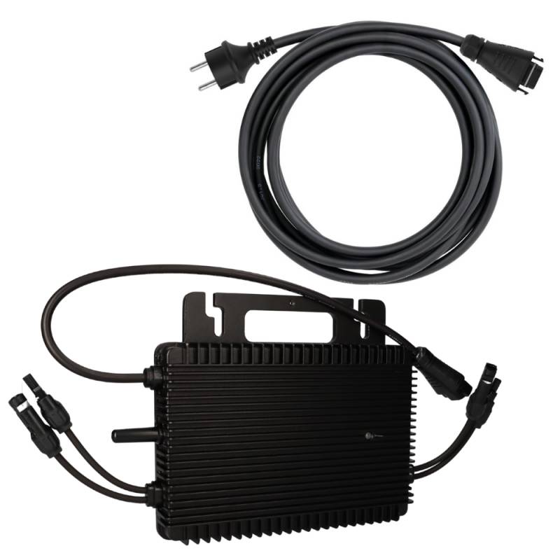 Hoymiles Mikrowechselrichter HMS-800W-2T + Anschlusskabel 15m 0% MwSt nach §12 Abs. 3 UstG von Hoymiles