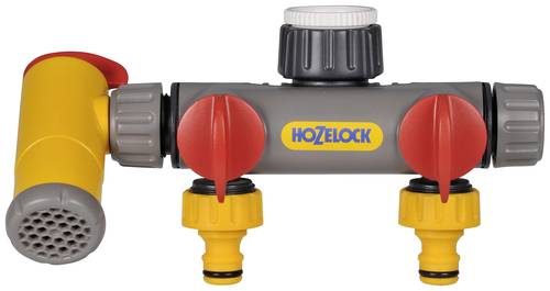 Hozelock 2250 0000 FLOWMAX ™ 2-Wege-Verteiler 12 - 15mm (1/2 ) Ø mit Regulierventil von Hozelock