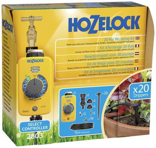 Hozelock Tropfbewässerung-Set Steckkupplung Schlauchlänge: 15m 2803 1240 von Hozelock