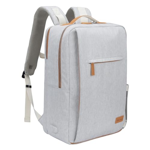 Hp hope 29L Laptop Rucksack Damen Herren für Reisen, Durable Rucksäcke Grau mit USB Ladeanschluss passt 17 Zoll Laptop, Wasserdicht Arbeit Handgepäck Business Weekender Tasche von Hp hope
