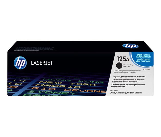 Hp Lasertoner CB540A schwarz 2.200 Seiten Hp Lasertoner CB540A schwarz 2.200 Seiten von Hp