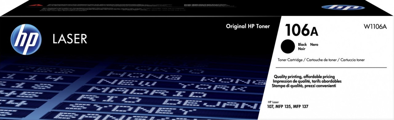 Hp Lasertoner W1106A schwarz 1.000 Seiten Hp Lasertoner W1106A schwarz 1.000 Seiten von Hp