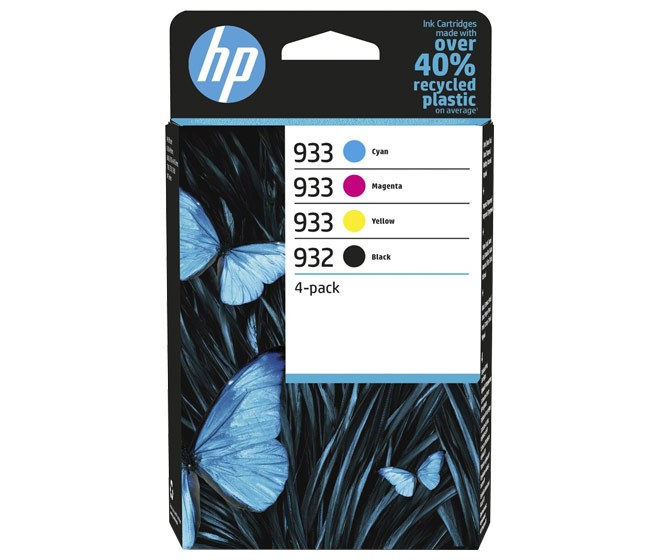 Hp Tinten Kombipack 6ZC71AE schwarz/color NR.932/CN057AE, NR.933/color Hp Tinten Kombipack 6ZC71AE schwarz/color NR.932/CN057AE, NR.933/color von Hp