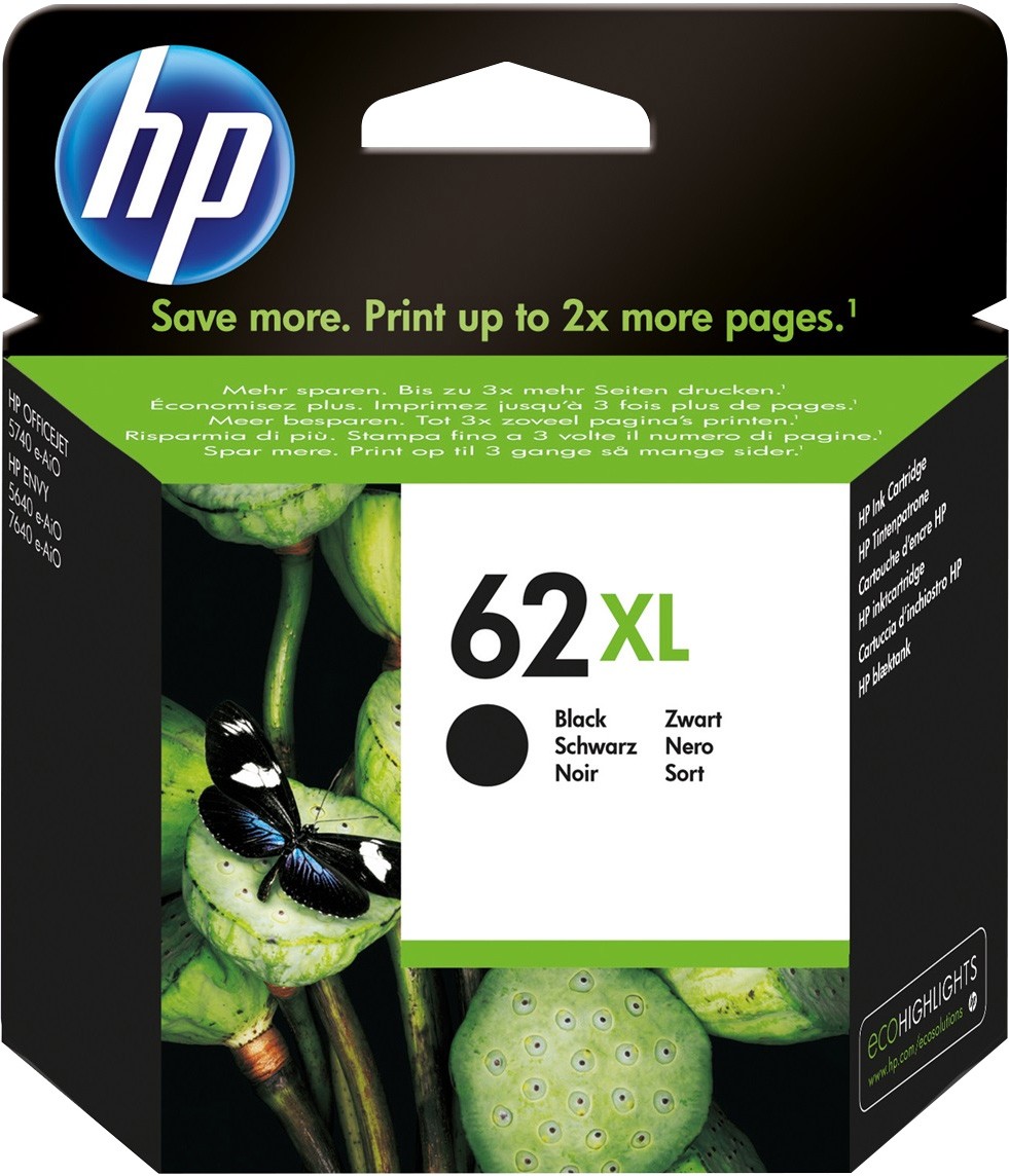 Hp Tintenpatrone NR.62XL/C2P05AE schwarz Hp Tintenpatrone NR.62XL/C2P05AE schwarz von Hp