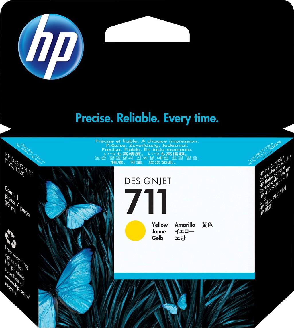 Hp Tintenpatrone NR.711/CZ132A gelb Hp Tintenpatrone NR.711/CZ132A gelb von Hp
