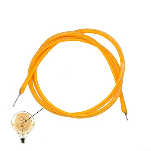 10 x 2200 K Glühbirnen-Filament, DC 3 V, LED-Dioden, flexible Filament-Lampenteile für Glühbirnen, DIY-Spielzeug, DIY-Dekorationsdesign (130 mm) von HpLive