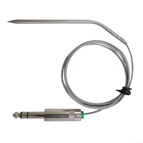 HpLive 1/2 Stück Fleischthermometer Temperatursensor P-1035 5" Sonde für GMG Grill Ersatzteil Hitzebeständig, 50,6" Kabel(1pc) von HpLive