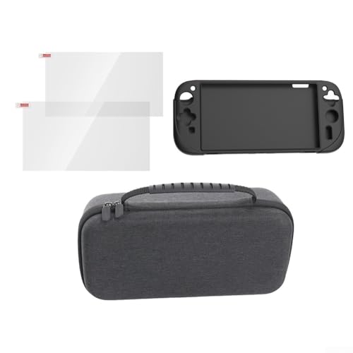 HpLive Aufbewahrungsset für Nintendo Switch 2: Schutzhülle, 2 Gehärtetes Glas, Spielkarten-Box - Tragbare Tasche für Konsole Reisefreundlich HpLive Aufbewahrungsset für Nintendo Switch 2: Schutzhülle, 2 Gehärtetes Glas, Spielkarten-Box - Tragbare Tasche für Konsole Reisefreundlich von HpLive