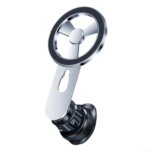 HpLive Magnetischer Autotelefon-Halter, 360° Drehbar Lüftungsclip Handyhalterung für Auto GPS(Silber) von HpLive