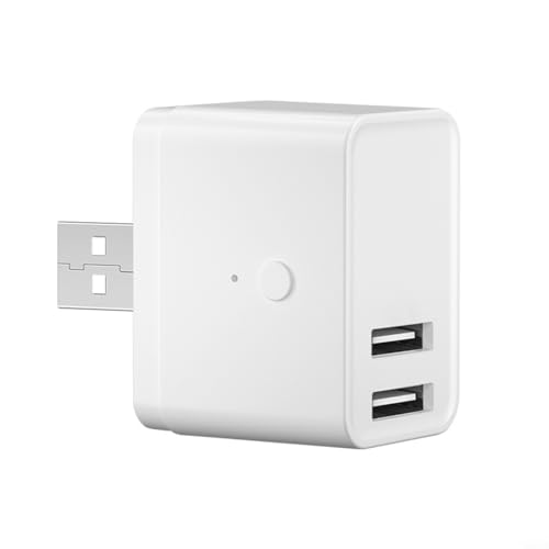 HpLive Wireless USB Smart Adapter ，Smart Switch Power Adapter für Tuya App Remote Control Timer Switch Sprachsteuerung Kompatibel(WiFi) von HpLive