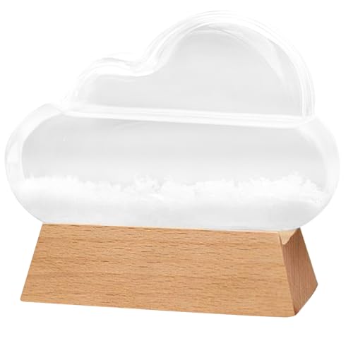 Sturmglas Wetterwetter Prognostaster Sturmglas Wetterwetter Cloud Form Stormglas Wetter Prädiktor mit Holzbasis Dekorative Wetterstation Flaschenverzierung für Büro -Wohnkultur Geschenk Sturmglas Wetterwetter Prognostaster Sturmglas Wetterwetter Cloud Form Stormglas Wetter Prädiktor mit Holzbasis Dekorative Wetterstation Flaschenverzierung für Büro -Wohnkultur Geschenk von Hperu