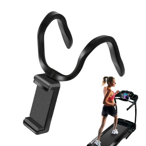 Hqunjikp Handyhalterung für Laufband, Kinderwagen, Tablet-Halterung, 360 Grad drehbar, Schlauch-Design, biegbar, Laufband, Handy-Ständer für Einkaufswagen, Kinderwagen, elliptisch von Hqunjikp