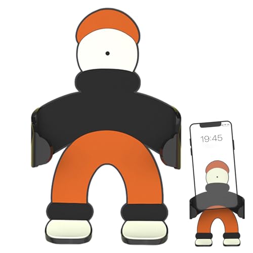 Hqunjikp Handyhalterung für Lüftungsschlitze, niedlicher Cartoon-Handy-Ständer, Clip, Handyhalterung, stabile Handy-Autohalterung, Auto-Innenzubehör für Fahrzeug von Hqunjikp