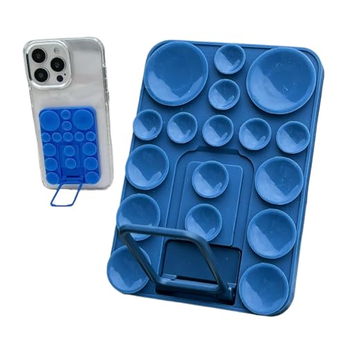 Hqunjikp Silikon-Saugnapf-Telefongehäusehalterung, Handyhüllenhalterung, Saugnapf, starke Adsorptionshalter, verstellbarer selbstklebender Handy-Ständer von Hqunjikp