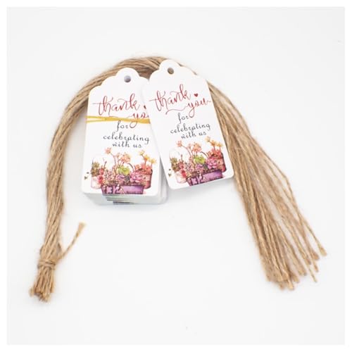 Hrlace Dankeschön-Anhänger Geschenkanhänger Kraftpapier Etiketten Tags Danke Karten Vintage Anhänger mit Schnur Naturjuteschnur für DIY Geschenkverpackung Hochzeitsdeko Geschenke 15# 100 Stück Hrlace Dankeschön-Anhänger Geschenkanhänger Kraftpapier Etiketten Tags Danke Karten Vintage Anhänger mit Schnur Naturjuteschnur für DIY Geschenkverpackung Hochzeitsdeko Geschenke 15# 100 Stück von Hrlace