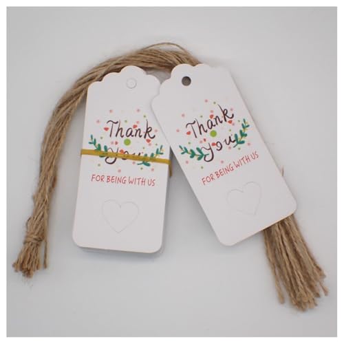 Hrlace Dankeschön-Anhänger Geschenkanhänger Kraftpapier Etiketten Tags Danke Karten Vintage Anhänger mit Schnur Naturjuteschnur für DIY Geschenkverpackung Hochzeitsdeko Geschenke 4# 100 Stück Hrlace Dankeschön-Anhänger Geschenkanhänger Kraftpapier Etiketten Tags Danke Karten Vintage Anhänger mit Schnur Naturjuteschnur für DIY Geschenkverpackung Hochzeitsdeko Geschenke 4# 100 Stück von Hrlace
