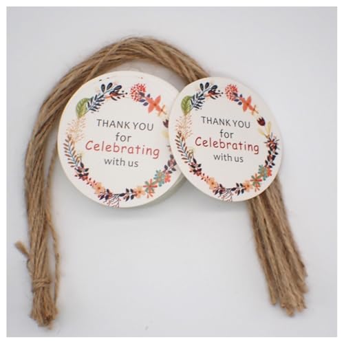 Hrlace Dankeschön-Anhänger Geschenkanhänger Kraftpapier Etiketten Tags Danke Karten Vintage Anhänger mit Schnur Naturjuteschnur für DIY Geschenkverpackung Hochzeitsdeko Geschenke 6# 100 Stück Hrlace Dankeschön-Anhänger Geschenkanhänger Kraftpapier Etiketten Tags Danke Karten Vintage Anhänger mit Schnur Naturjuteschnur für DIY Geschenkverpackung Hochzeitsdeko Geschenke 6# 100 Stück von Hrlace