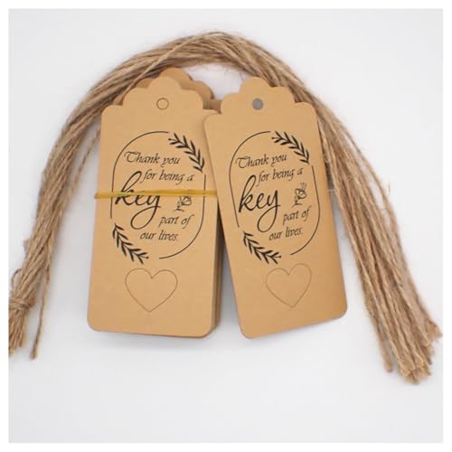 Hrlace Dankeschön-Anhänger Geschenkanhänger Kraftpapier Etiketten Tags Danke Karten Vintage Anhänger mit Schnur Naturjuteschnur für DIY Geschenkverpackung Hochzeitsdeko Geschenke 7# 100 Stück Hrlace Dankeschön-Anhänger Geschenkanhänger Kraftpapier Etiketten Tags Danke Karten Vintage Anhänger mit Schnur Naturjuteschnur für DIY Geschenkverpackung Hochzeitsdeko Geschenke 7# 100 Stück von Hrlace