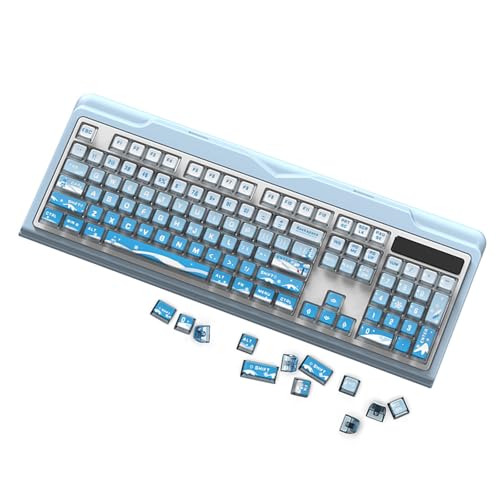 Hrtyvhin 116Keys Keycaps Schneemuster Durchleuchteter Backbeleuchtungstaste Für Mechanische Tastaturen Bequeme Tipps von Hrtyvhin