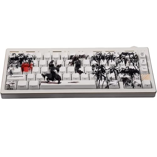 Hrtyvhin 130Key Keycaps Side Print Translucent Bietet EIN Ausgezeichnetes Lichtgetriebe Für Mechanische Tastaturen Keycap Set von Hrtyvhin