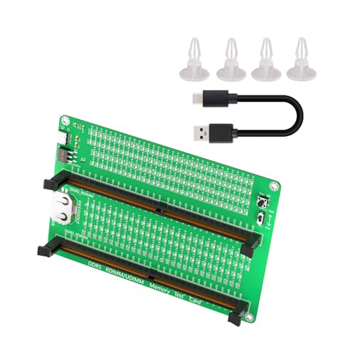 Hrtyvhin DDR5 Speicherschlitzentester Breites Kompatibilität DDR5 Speichertester Für Speichercomputerreparaturadapterplatine Für Computer von Hrtyvhin