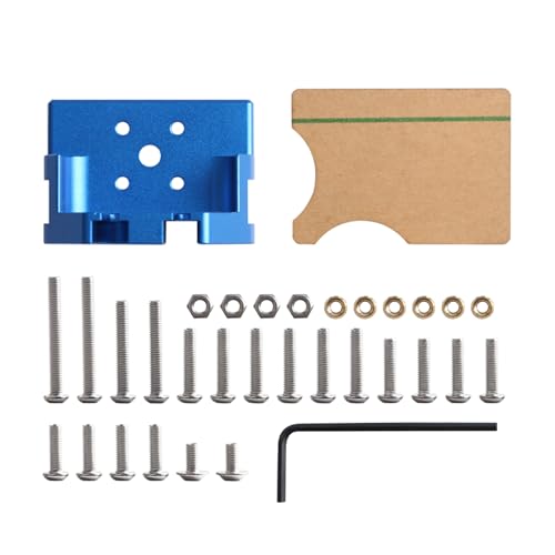Hrtyvhin Metal Hotend Bracket Double Lüfter Kühlkörperhalter Für 3D Drucker Blau von Hrtyvhin