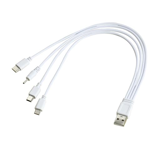 Hrtyvhin Multifunktionales USB-Ladekabel, 4-in-1-Kabel für Handys, Tablets, Gaming-Geräte und Headsets Hrtyvhin Multifunktionales USB-Ladekabel, 4-in-1-Kabel für Handys, Tablets, Gaming-Geräte und Headsets von Hrtyvhin