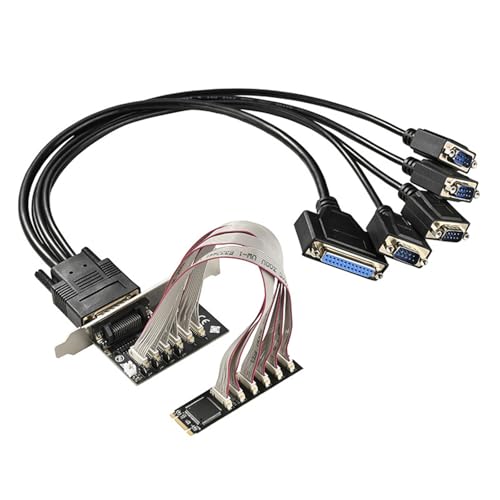 Hrtyvhin Multiports M+B Schlüssel Zu 232 Seriellen Adapterkarte Zur Verbesserung Der Konnektivitäten Für Die Kommunikation Zur Zuverlässigkeit Von PC Zuverlässigkeit von Hrtyvhin