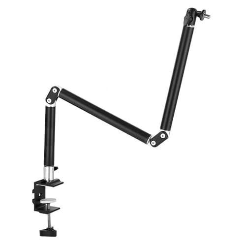 Hrtyvhin Tablet Phone Overhead Ständerhöhe 360 ​​Grad Einstellbare Aluminium Klemme Desktop Ständer Für Mobiltelefone Tablet von Hrtyvhin
